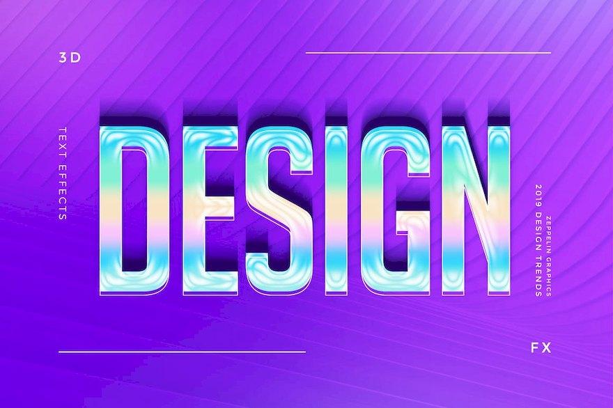 PSD模板-高品质3D立体文字海报设计模板 图片素材 sucaiwan.com