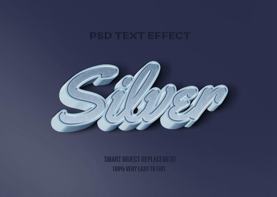 PSD模板-3D立体Logo标题特效文字PS样机模板 图片素材 sucaiwan.com