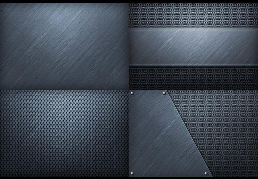背景素材-金属钢板纹理边框背景图片素材 图片素材 sucaiwan.com