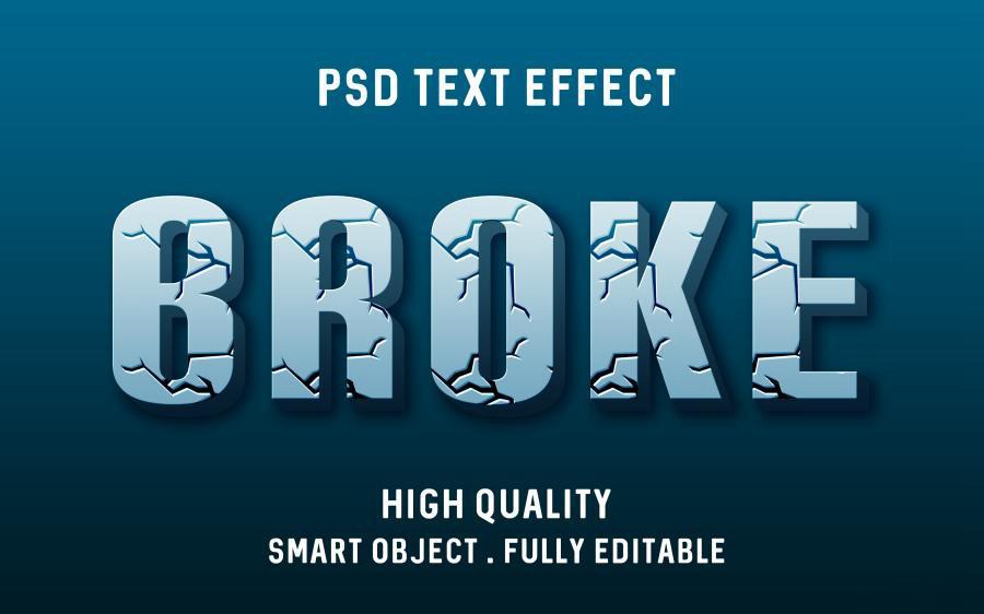PSD模板-3D立体Logo标题特效文字PS样机模板 图片素材 sucaiwan.com