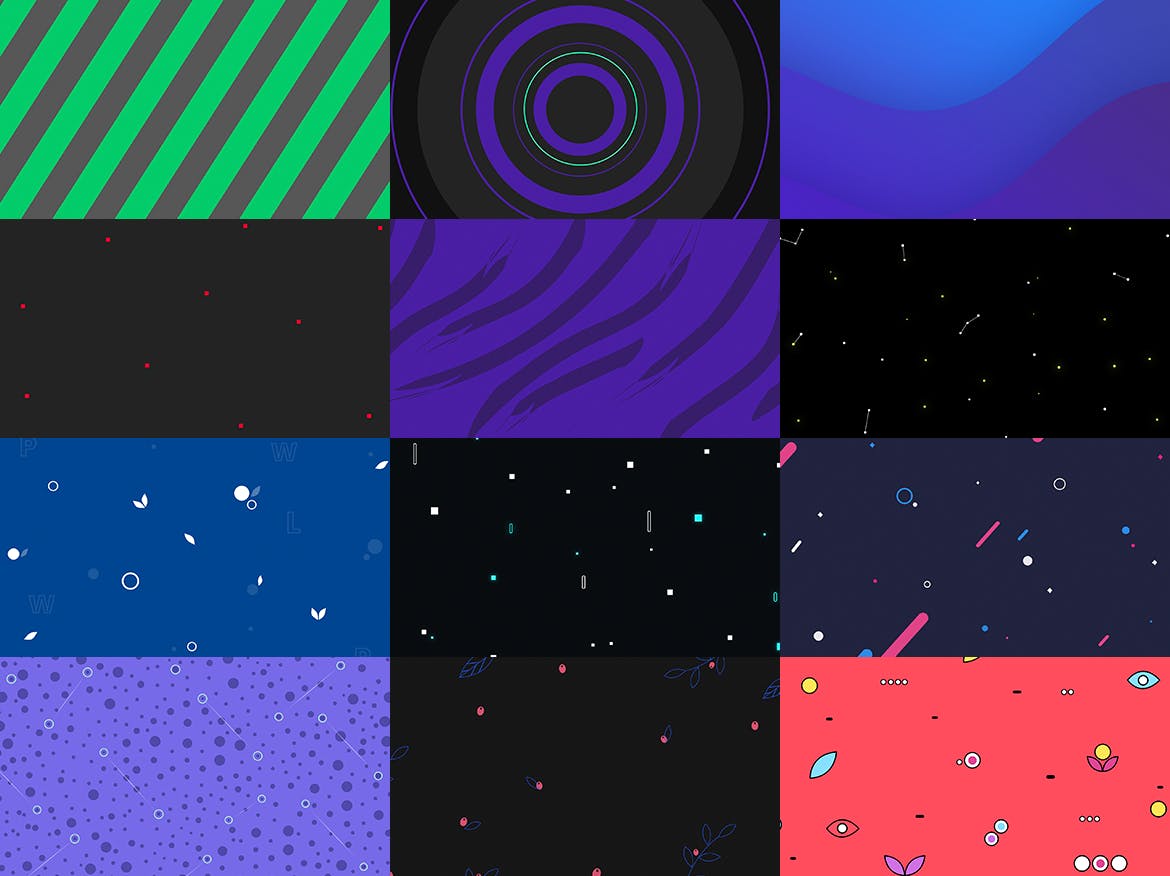 背景素材-100款时尚绚丽的背景底纹纹理模板 图片素材 sucaiwan.com