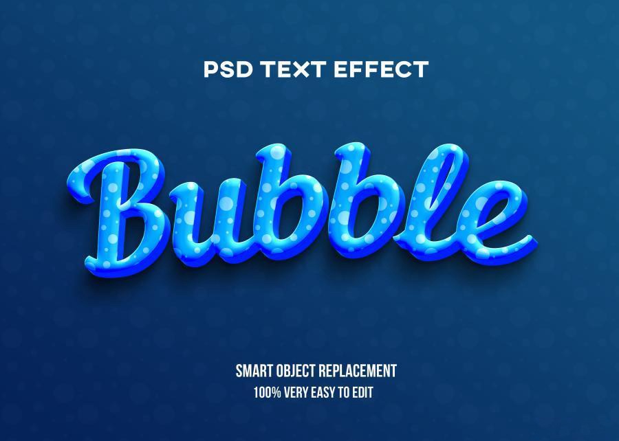 PSD模板-3D立体Logo标题特效文字PS样机模板 图片素材 sucaiwan.com