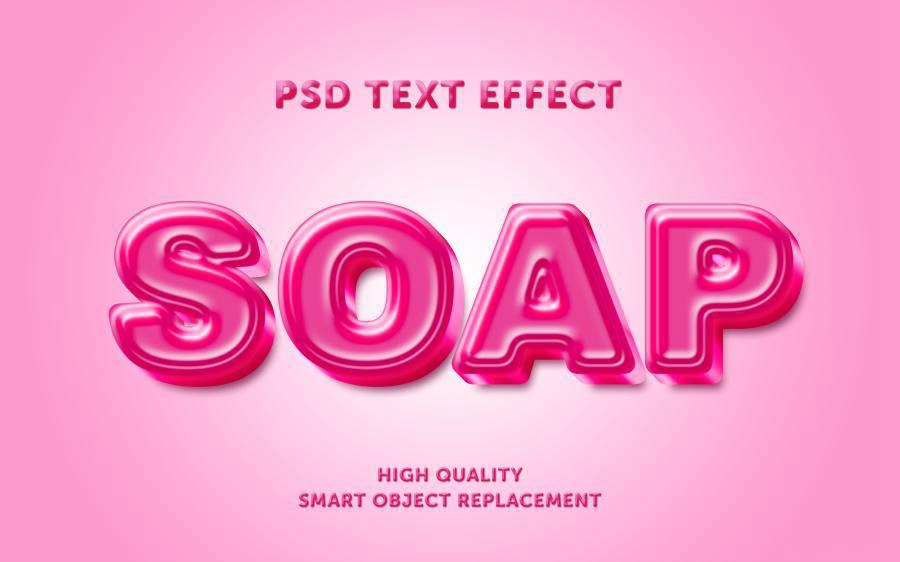 PSD模板-3D立体Logo标题特效文字PS样机模板 图片素材 sucaiwan.com