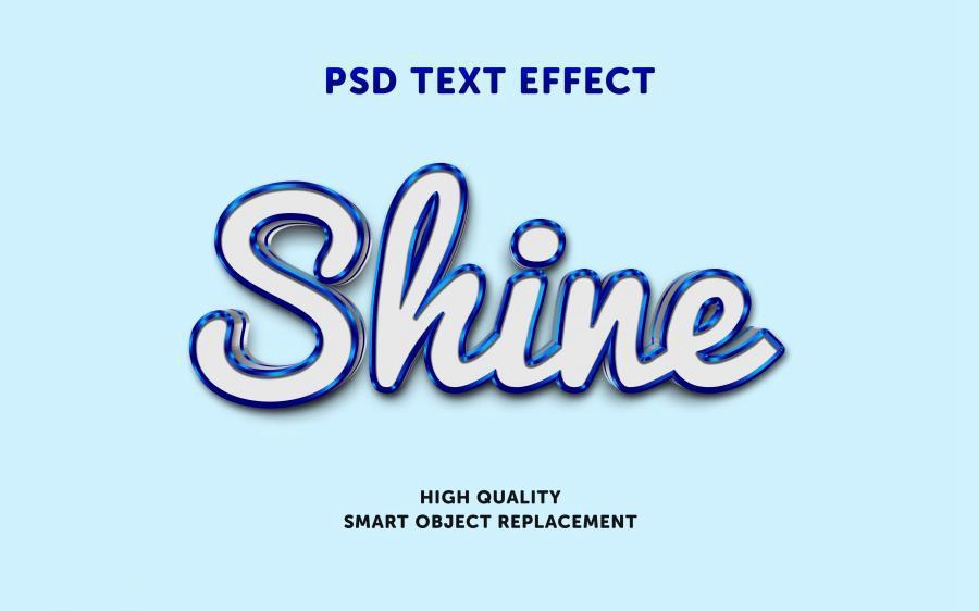 PSD模板-3D立体Logo标题特效文字PS样机模板 图片素材 sucaiwan.com