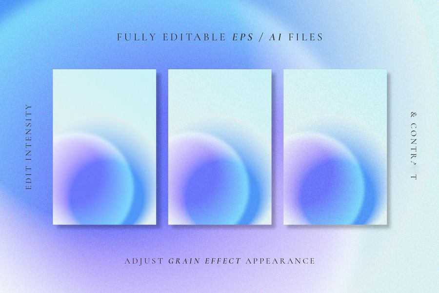 背景素材-幻彩渐变颗粒感效果矢量背景纹理素材 图片素材 sucaiwan.com