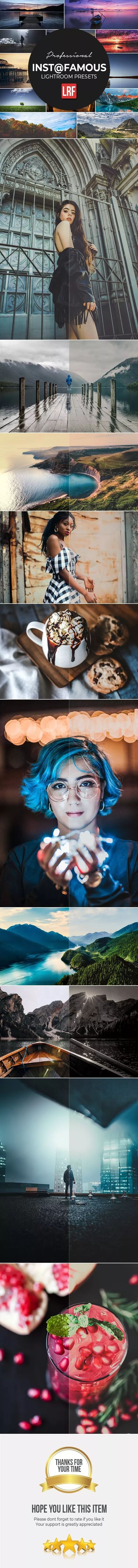 10个时尚美景Instafamous Lightroom预设 插件预设 第1张-素材湾丨精选海外优质设计素材资源 10个时尚美景Instafamous Lightroom预设 插件预设 sucaiwan.com