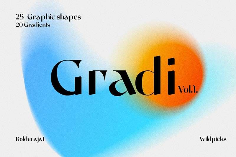 45张弥散光渐变背景图形素材JPG 图片素材 sucaiwan.com