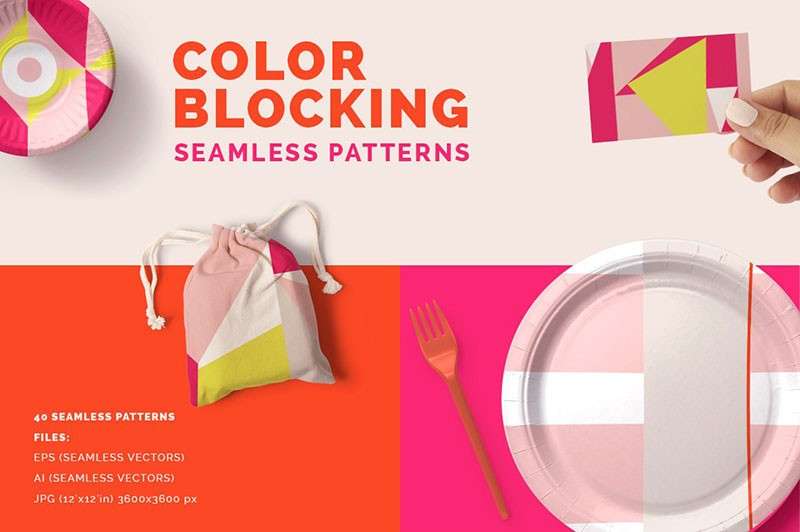 300+几何元素无缝装饰矢量图案PAT AI PSD 图片素材 sucaiwan.com