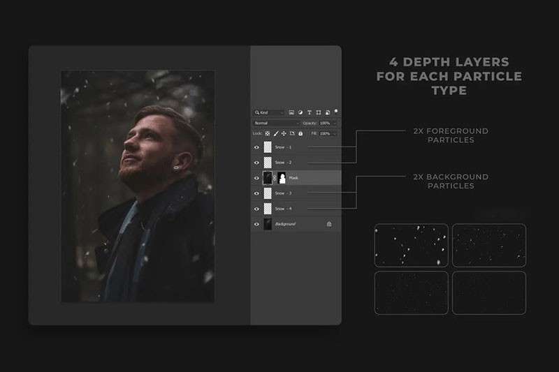 20个高清落叶、花瓣、下雪雨滴免抠素材PNG 图片素材 sucaiwan.com