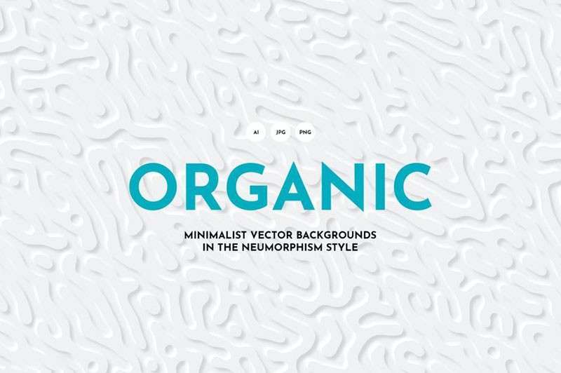 10个有机线条压纹矢量图案，AI PNG JPG格式 图片素材 sucaiwan.com