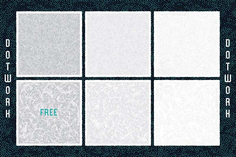 24种尘埃杂质无缝图案，AI PNG格式 图片素材 sucaiwan.com