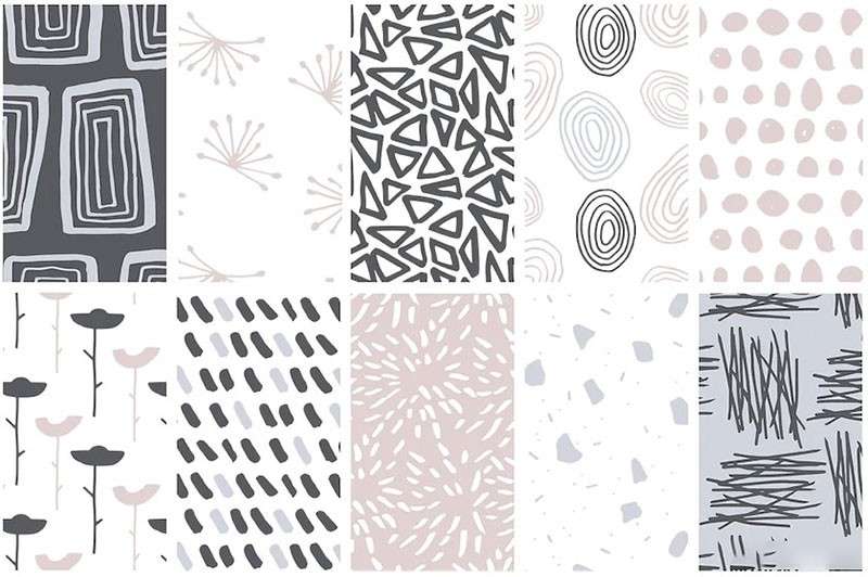 30个儿童矢量无缝包装图案，AI PNG格式 图片素材 sucaiwan.com