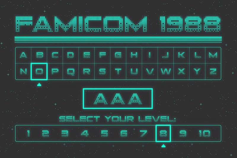 蒸汽波复古像素风无缝图案设计套装 图片素材 sucaiwan.com