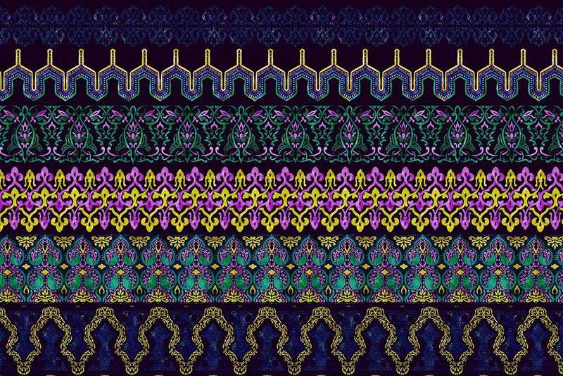 30个伊斯兰装饰无缝拼接图案，PNG格式 图片素材 sucaiwan.com