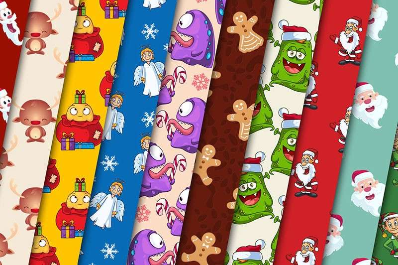 100张圣诞节矢量无缝图案,AI PAT格式 图片素材 第8张-素材湾丨精选海外优质设计素材资源 100张圣诞节矢量无缝图案,AI PAT格式 图片素材 sucaiwan.com