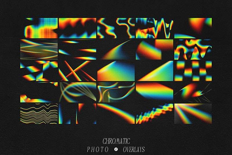 50张彩虹光影叠加图片素材PNG 图片素材 sucaiwan.com