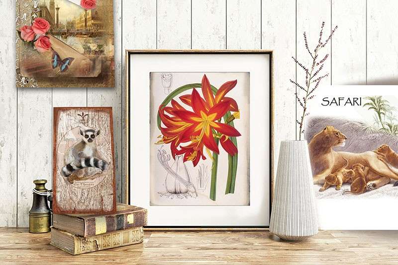 110+复古手工艺品拼贴手帐PNG免抠素材 图片素材 sucaiwan.com