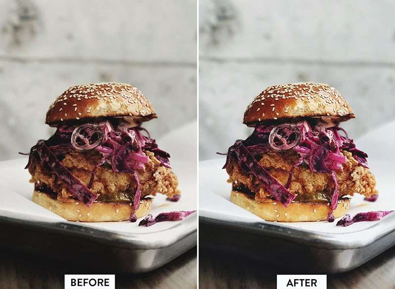 专业美食后期调色Lightroom预设 插件预设 sucaiwan.com