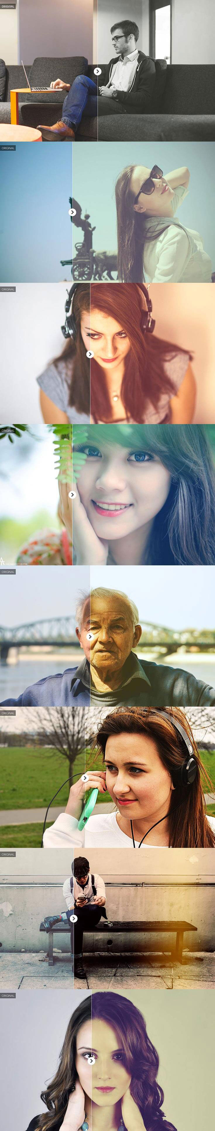 30种ins滤镜效果Photoshop动作 插件预设 sucaiwan.com