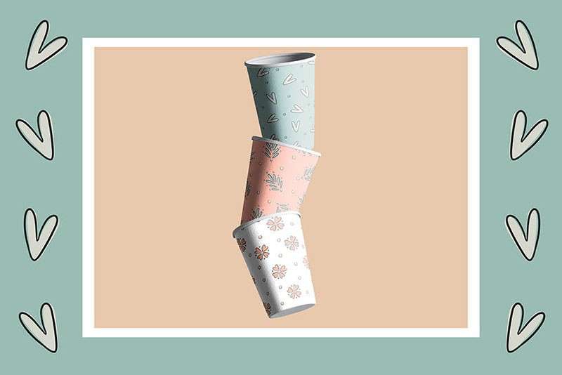 28个文艺花卉无缝图案，AI PNG格式 图片素材 sucaiwan.com