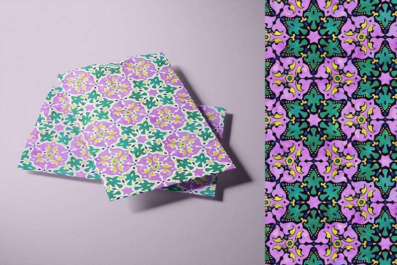 30个伊斯兰装饰无缝拼接图案，PNG格式 图片素材 sucaiwan.com