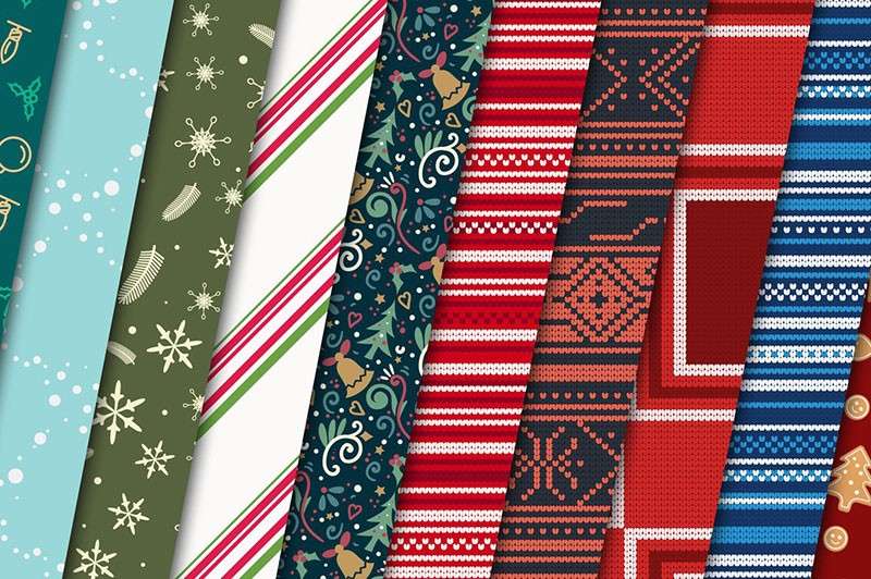 100张圣诞节矢量无缝图案,AI PAT格式 图片素材 第6张-素材湾丨精选海外优质设计素材资源 100张圣诞节矢量无缝图案,AI PAT格式 图片素材 sucaiwan.com