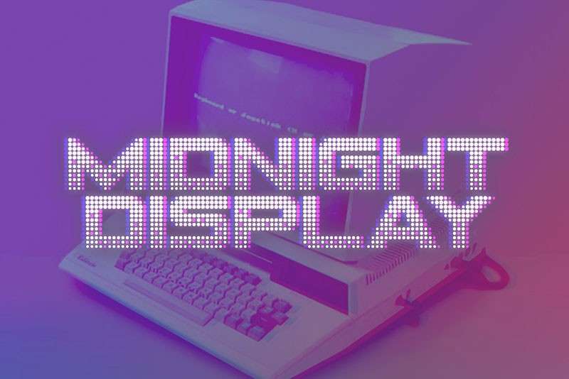 蒸汽波复古像素风无缝图案设计套装 图片素材 sucaiwan.com