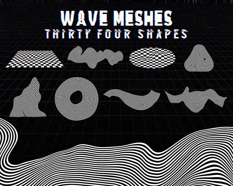 700+蒸汽波复古未来风矢量图形素材包AI PNG 图片素材 第21张-素材湾丨精选海外优质设计素材资源 700+蒸汽波复古未来风矢量图形素材包AI PNG 图片素材 sucaiwan.com