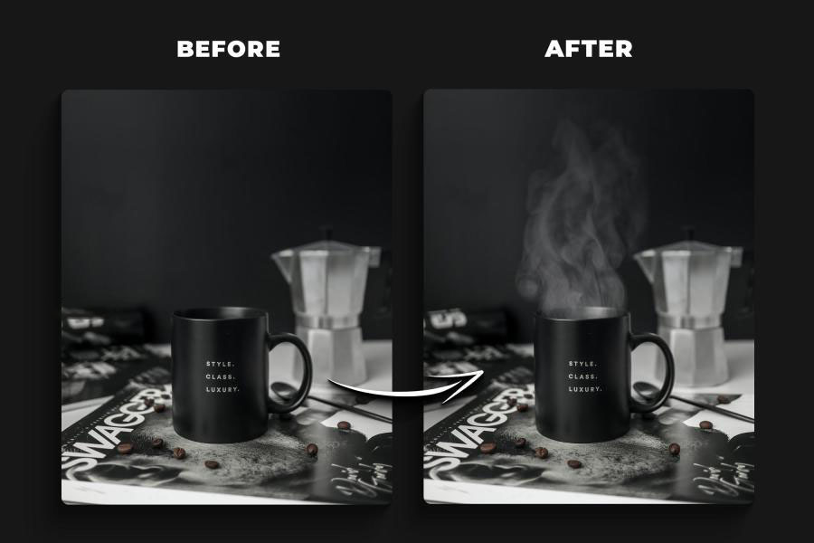 背景素材-垂直水蒸气烟雾薄雾背景叠加素材 图片素材 sucaiwan.com