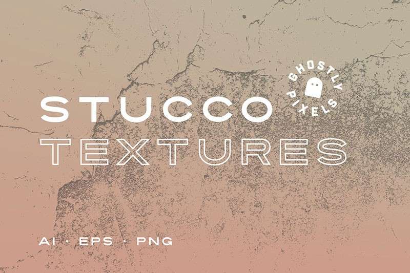 5张复古做旧墙壁裂纹背景素材，AI PNG格式 图片素材 sucaiwan.com