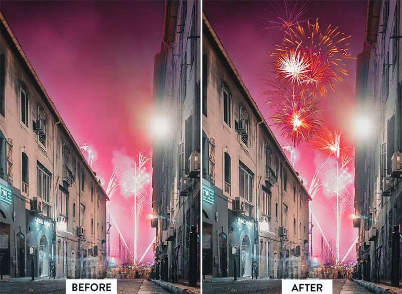 30张真实烟花PNG免抠图片素材 图片素材 sucaiwan.com