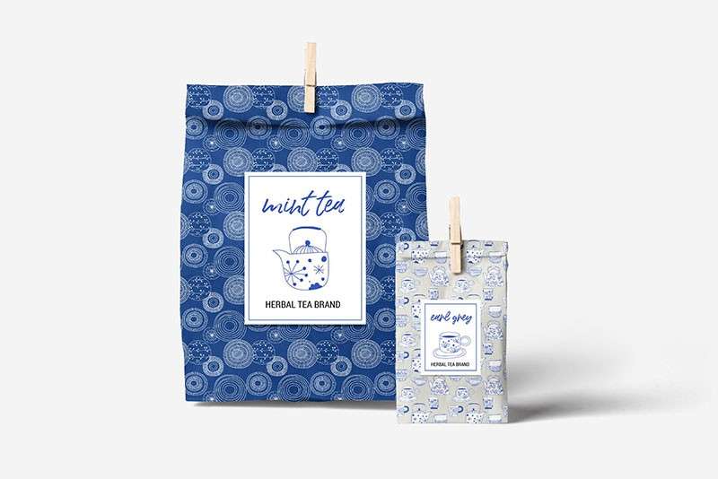 日式文艺手绘AI矢量图案套装 图片素材 sucaiwan.com