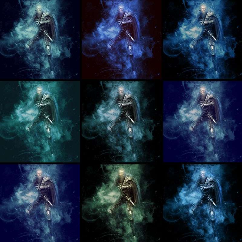 酷炫烟雾游戏特效PS动作 插件预设 sucaiwan.com