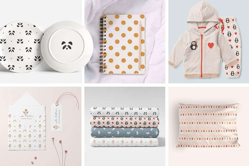 儿童可爱卡通填充背景图案，PAT AI格式 图片素材 sucaiwan.com