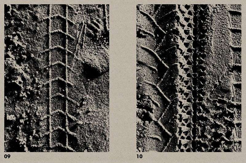 20张真实轮胎纹理图案，TIF PNG格式 图片素材 sucaiwan.com