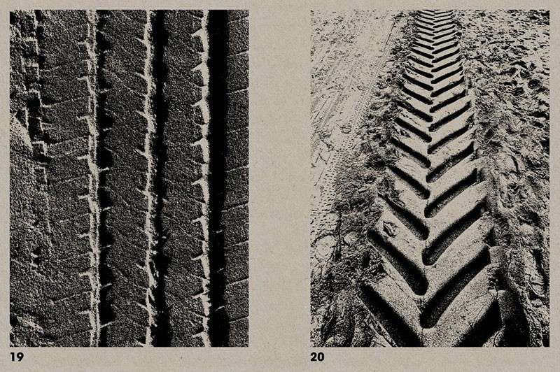 20张真实轮胎纹理图案，TIF PNG格式 图片素材 sucaiwan.com