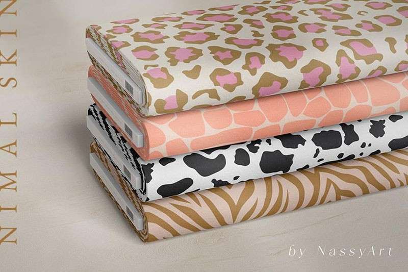 24个动物皮纹理图案，PAT JPG格式 图片素材 sucaiwan.com