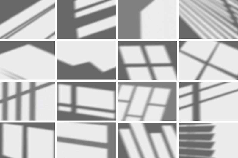 17张窗户光影效果图片素材，JPG PSD格式 图片素材 sucaiwan.com