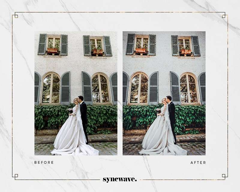 北欧ins婚纱照LR预设 插件预设 sucaiwan.com