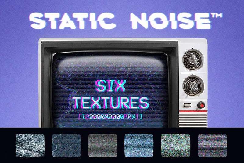 蒸汽波复古像素风无缝图案设计套装 图片素材 sucaiwan.com