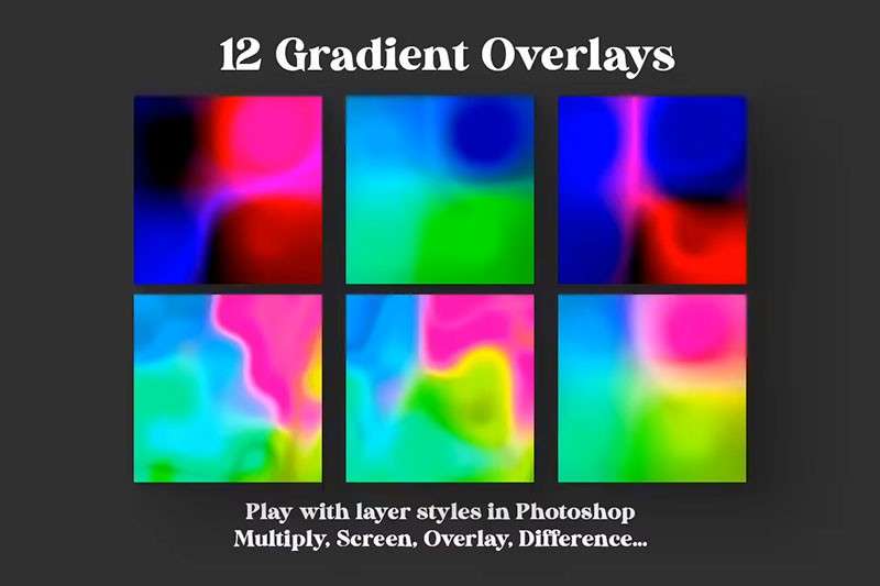 12张多彩抽象渐变背景PNG 图片素材 sucaiwan.com