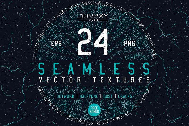 24种尘埃杂质无缝图案，AI PNG格式 图片素材 sucaiwan.com