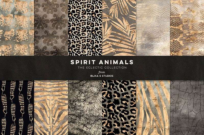 12张动植物金色纹理背景素材JPG 图片素材 sucaiwan.com