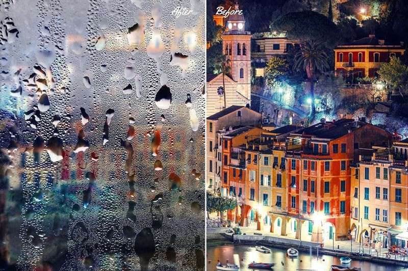 Photoshop雨滴水雾效果动作，附视频教程 插件预设 sucaiwan.com