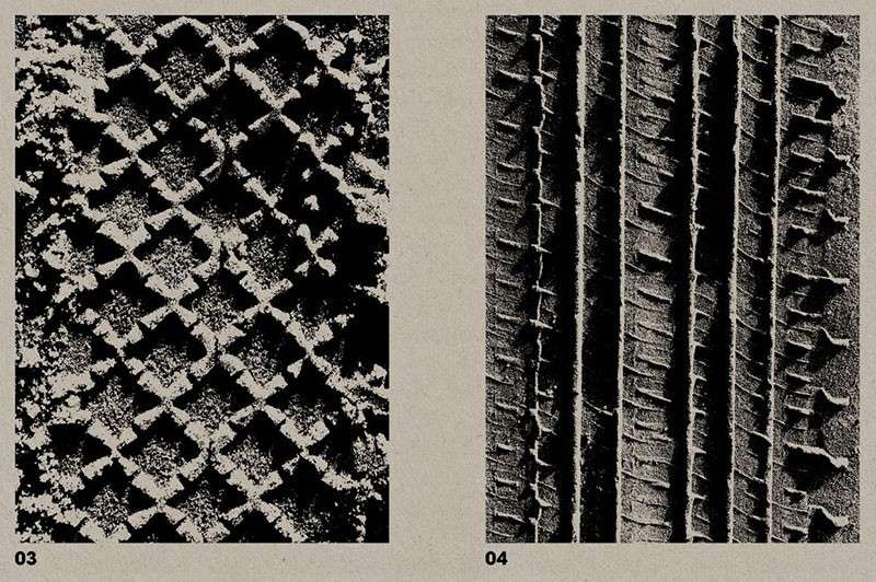 20张真实轮胎纹理图案，TIF PNG格式 图片素材 sucaiwan.com