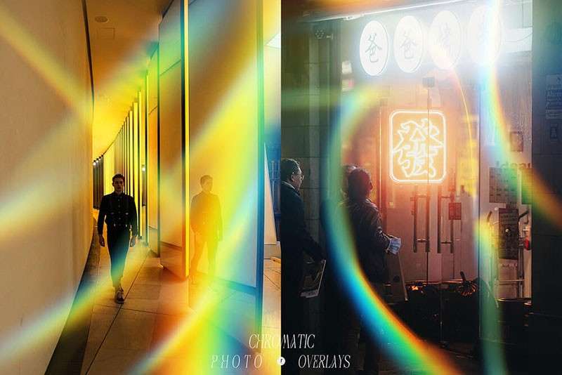 50张彩虹光影叠加图片素材PNG 图片素材 sucaiwan.com