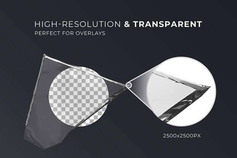 真实玻璃破裂碎片效果PNG背景图片素材 图片素材 sucaiwan.com