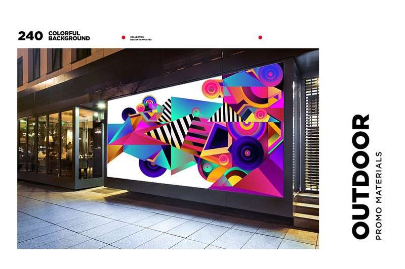 240张多彩抽象几何矢量背景图案，AI源文件 图片素材 sucaiwan.com