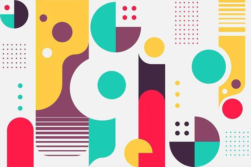 复古撞色几何图形无缝矢量图案，AI sketch Figma源文件 图片素材 sucaiwan.com