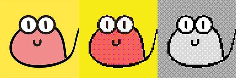 像素艺术风格PS动作 插件预设 sucaiwan.com